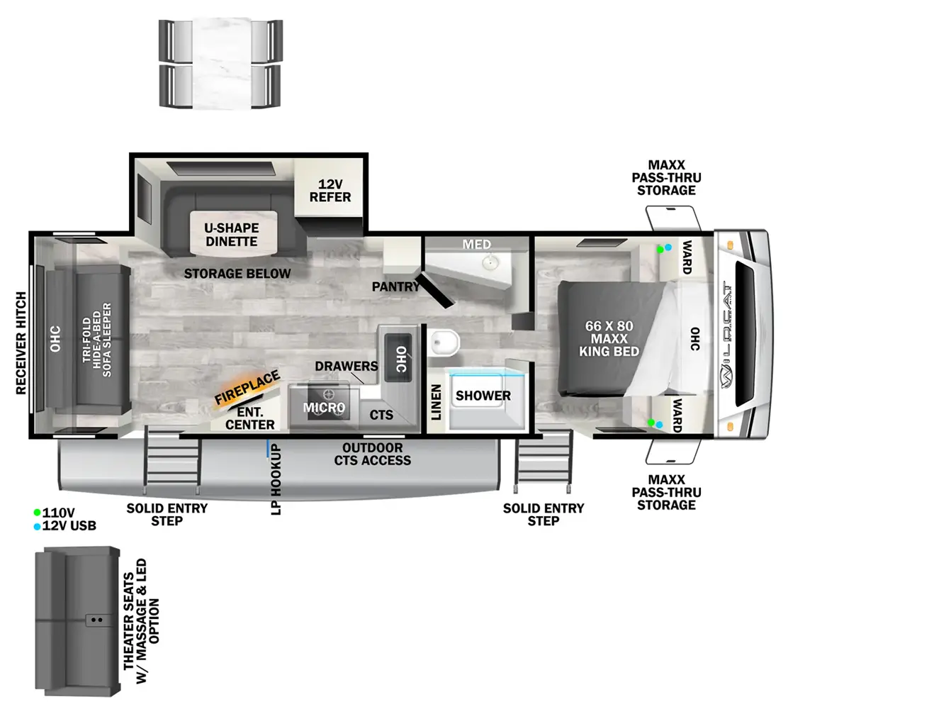 263RSX - ONE Floorplan Image
